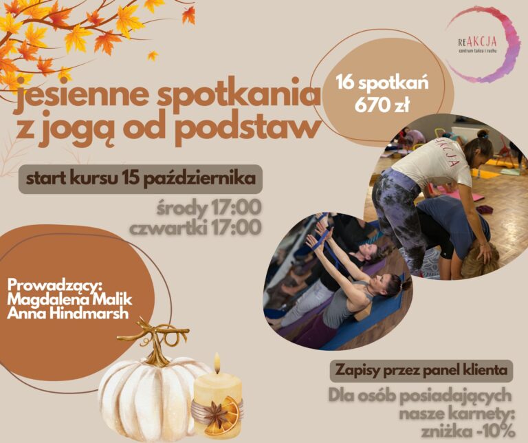 jesienny kurs jogi od podstaw