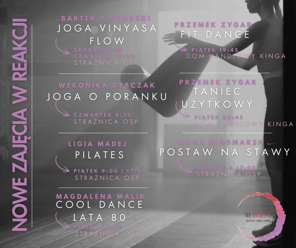 white photo monochrome elegant group class schedule gym instagram story (post na facebooka)